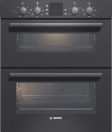 Bosch HBN43N561B Built In Black electric under counter double oven
