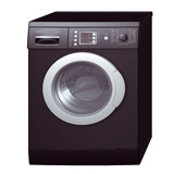 Bosch WAE2446BGB Freestanding Black washing machine