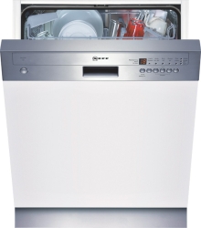 Neff S44M45N5GB Built In Stainless steel 600mm semi Integrated dishwasher
